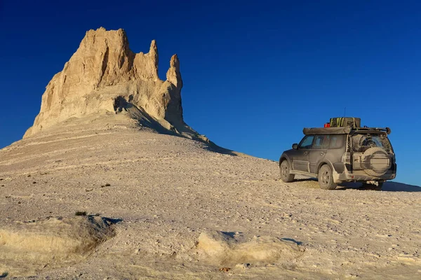 Expedición en el tracto de Boszhira, Kazajstán Occidental Imagen De Stock