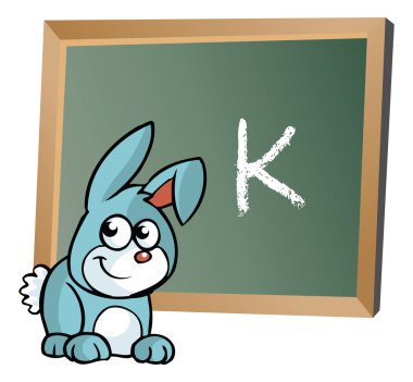 Tavşanlı kara tahta alfabesine