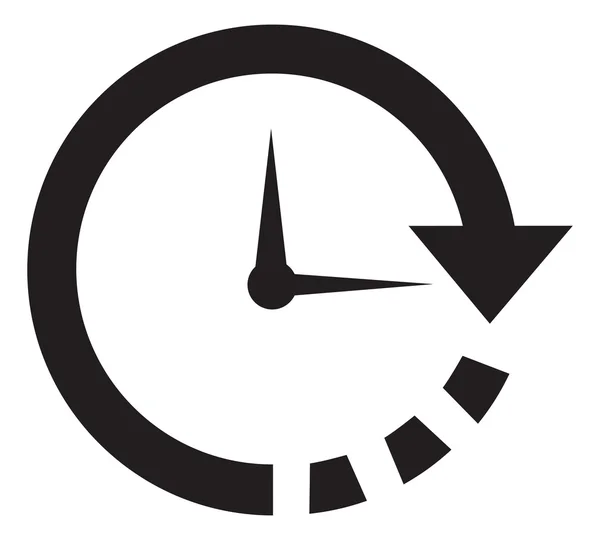 Iconos de tiempo pieza — Vector de stock