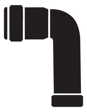 Sıhhi tesisat boru çeşitli açıların topluluğu