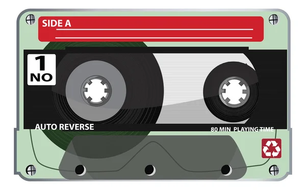 Kassette - Illustration Clipart — Stockvektor