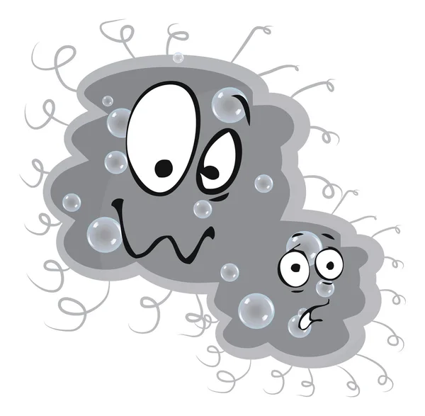 Bacteria and germ characters - vector — Stock Vector