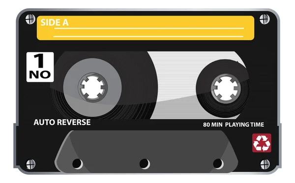 Kassette - Illustration Clipart — Stockvektor