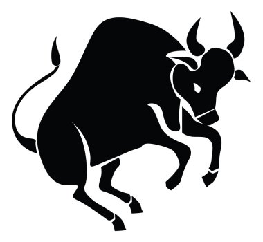 Astroloji Toros işaret - vektör