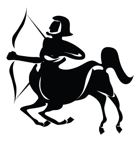 Sagittarius Astrologia znak - wektor — Wektor stockowy