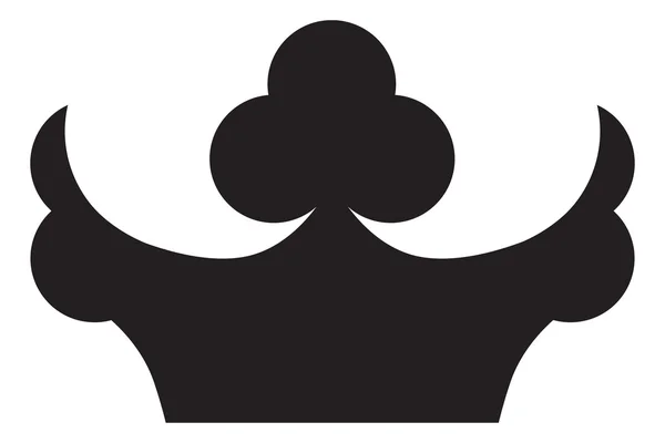 Crown ikoner clipart — Stock vektor