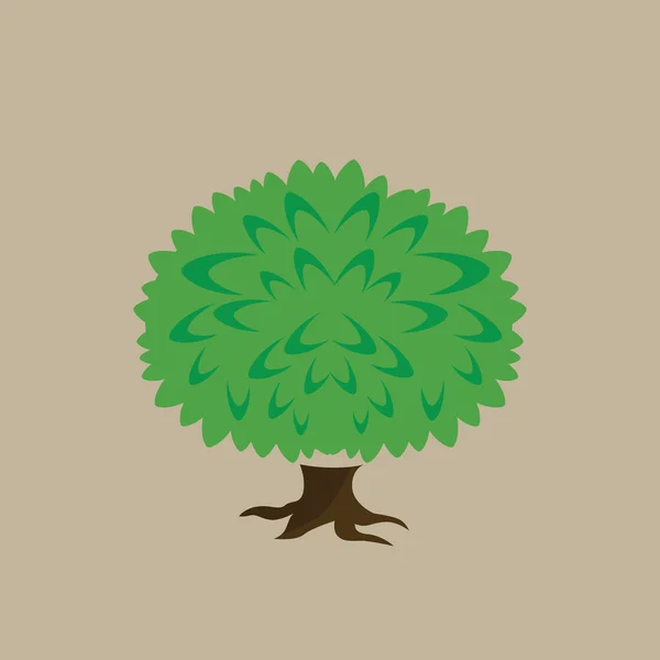 Arbres symboliques - Illustration — Image vectorielle