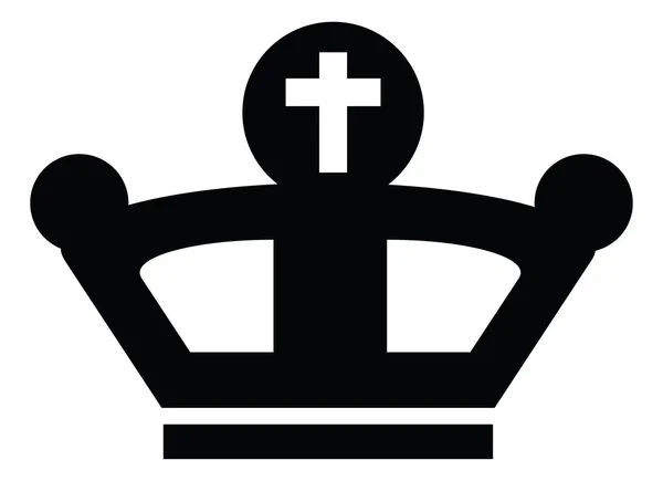 Crown ikoner clipart — Stock vektor