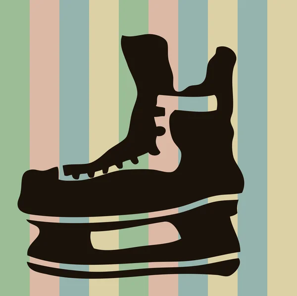 Hockeyutrustning - Illustration — Stock vektor