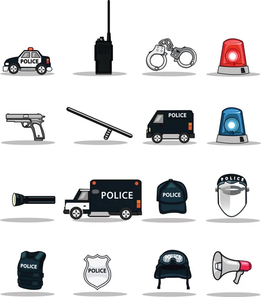 Politie vector clipart — Stockvector