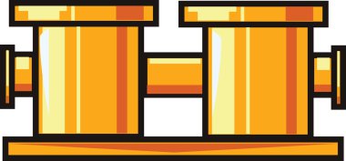 denizci ve vektör sembolleri yelken