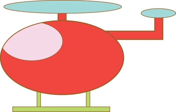 Вертолетный вектор — стоковый вектор
