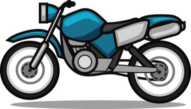 Motosiklet ekipmanları vektör