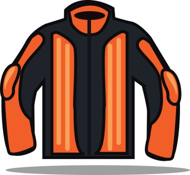 Motosiklet ekipmanları vektör