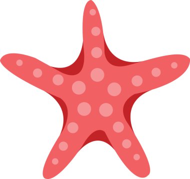 Deniz yaratık karikatür vektörel çizimler