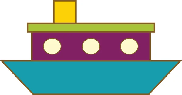 航海的划船图标 — 图库矢量图片