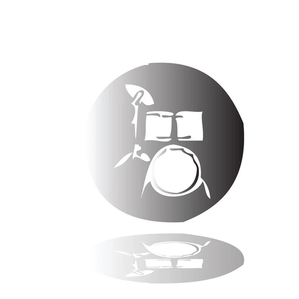 Instrumentos musicais clipart —  Vetores de Stock