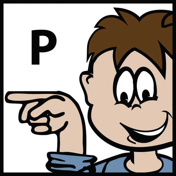 手语字母图标 — 图库矢量图片