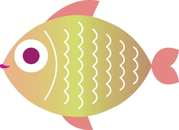 Красочные векторы тропических рыб — стоковый вектор