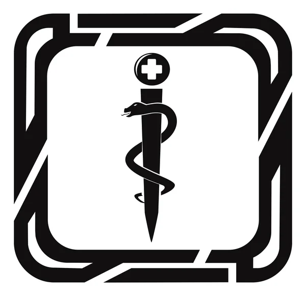 Lékařské zdravotní symboly kliparty — Stockový vektor