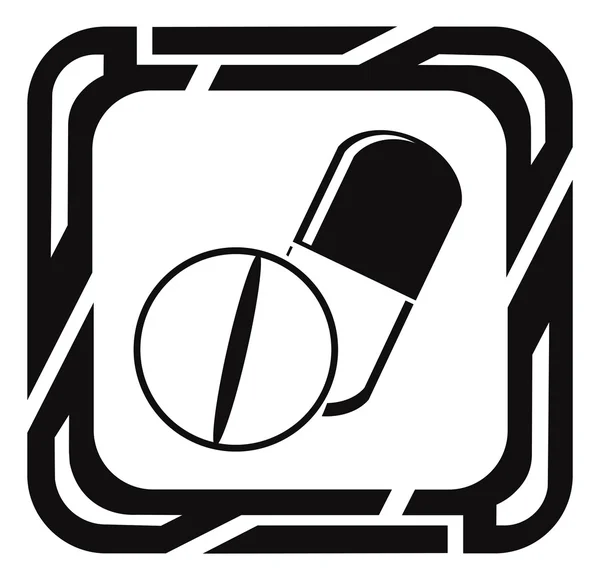 Ιατρική για την υγεία σύμβολα clipart — Διανυσματικό Αρχείο