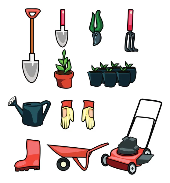 Web Bahçe araçları simgelerin ayarlamak