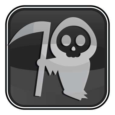 Halloween karakterler ve düğmeleri 