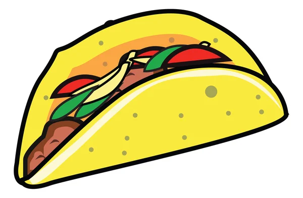 Taco staan icons - illustratie — Stockvector