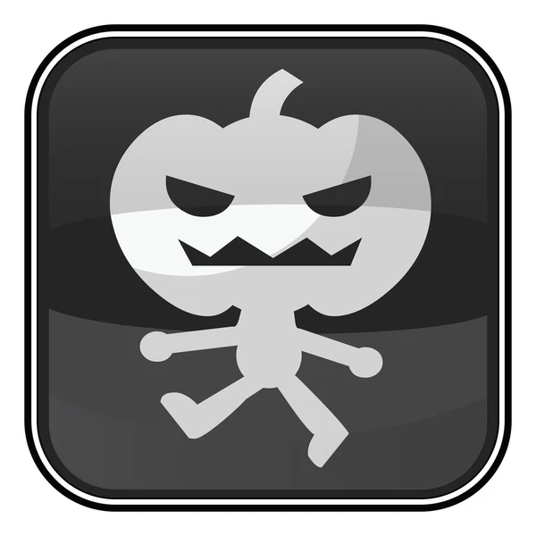 Halloween-Zeichen und -Buttons — Stockvektor