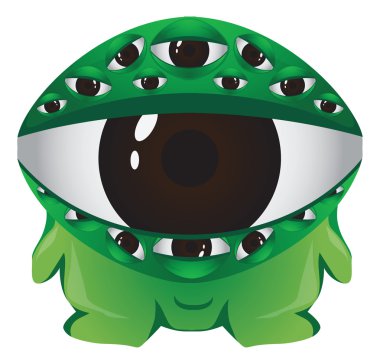 Cadılar Bayramı ürkütücü clipart vektör