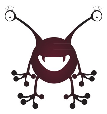 Cadılar Bayramı ürkütücü clipart vektör