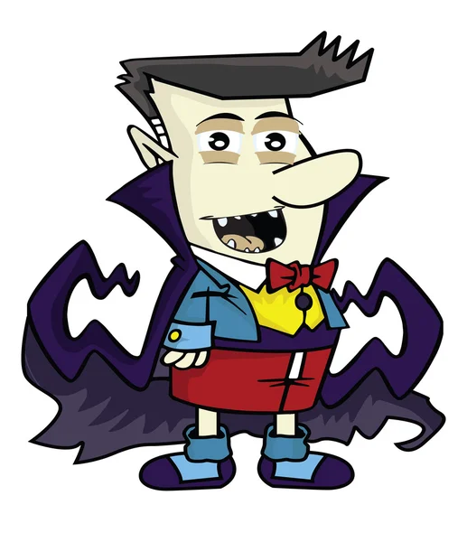 Draculanın yüz çizgi film karakteri 