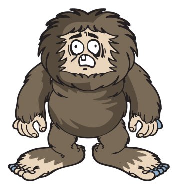 Sevimli Canavar vektör çizimi