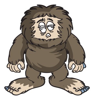 Sevimli Canavar vektör çizimi