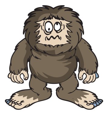 Sevimli Canavar vektör çizimi