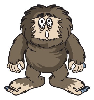 Sevimli Canavar vektör çizimi