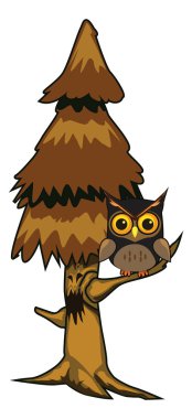 kötü Cadılar Bayramı ağaçlar