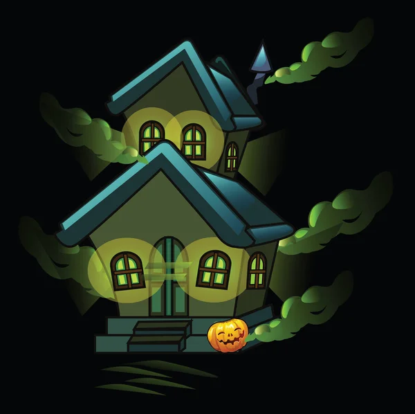 Halloween spooky clipart vektor — Stock vektor