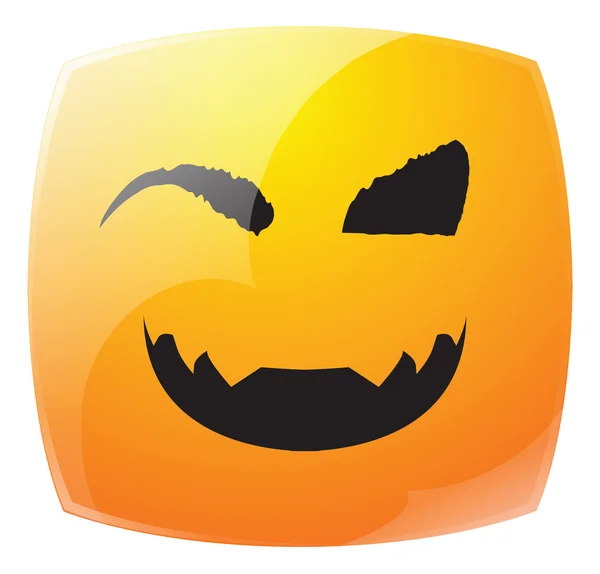Gruseliger Cliparts-Vektor zu Halloween — Stockvektor