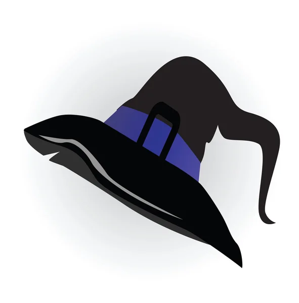 만화 witchs 모자의 그림 — 스톡 벡터