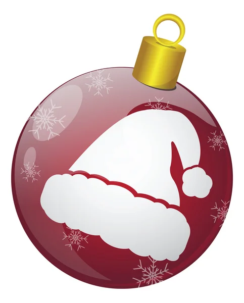 Kerstballen vector illustratie — Stockvector