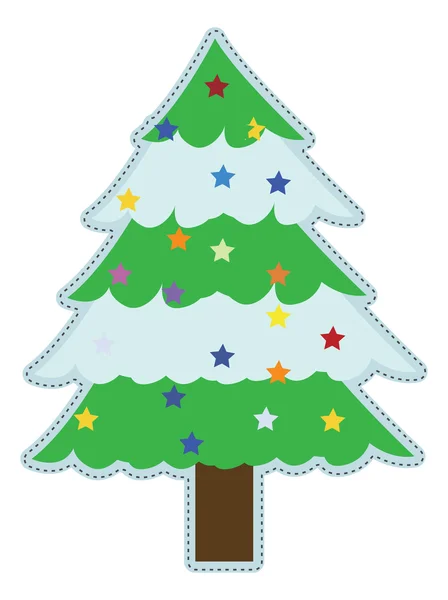 Christmas Tree Vector — Stock Vector