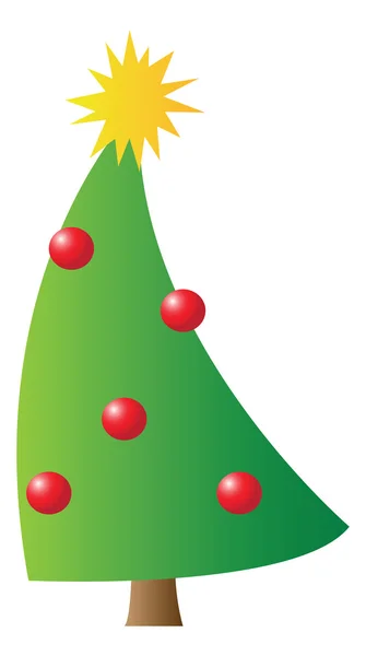 Christmas Tree Vector — Stock Vector