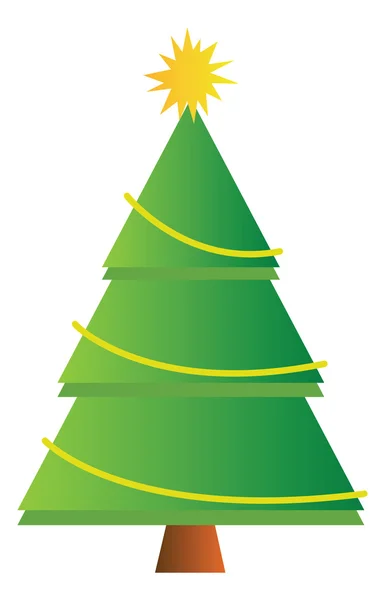 Kerstboom vector — Stockvector