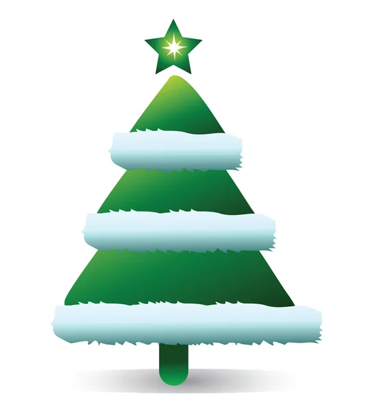 Christmas Tree Vector — Stock Vector
