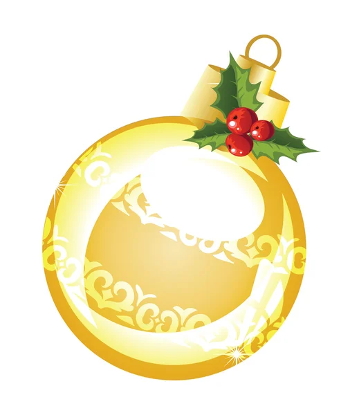 Ilustración vectorial de adornos de Navidad coloridos — Vector de stock