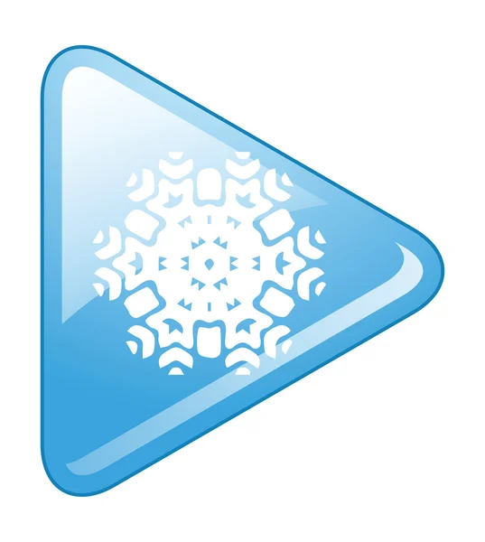 Snowflake icon clipart — Stock Vector