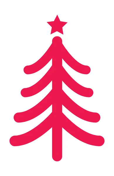 Arbre de Noël Illustration vectorielle — Image vectorielle