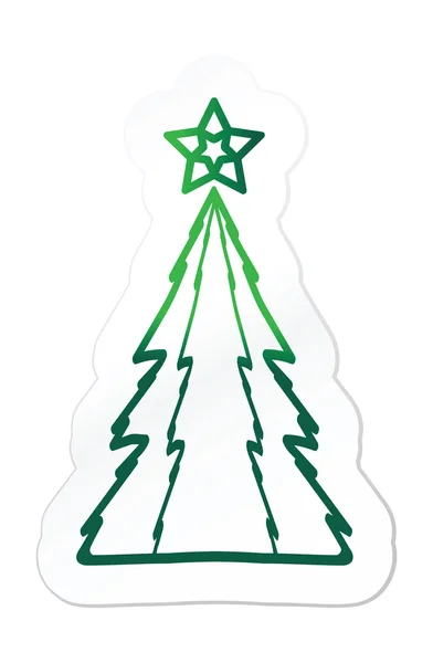 Árvore de Natal Vector Ilustração —  Vetores de Stock
