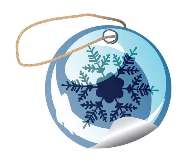 Boule de Noël colorée — Image vectorielle